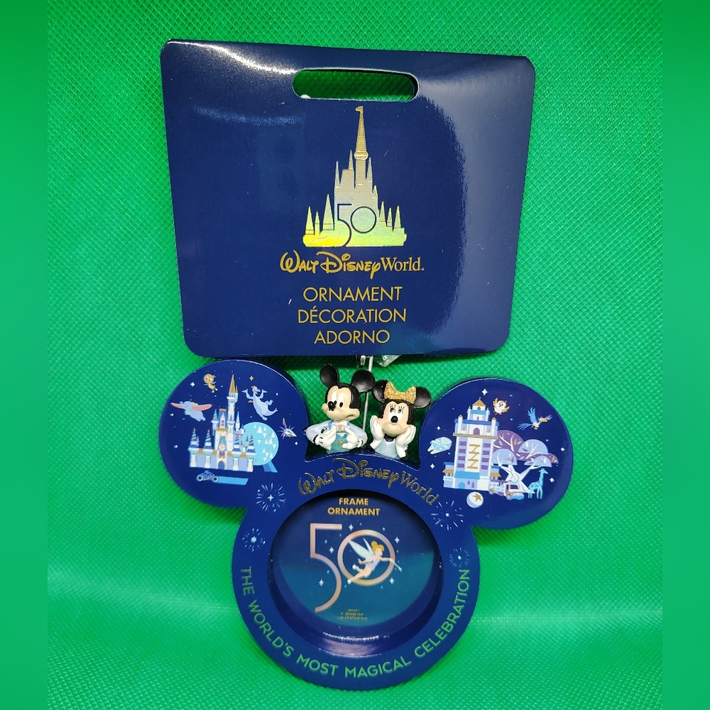 Walt Disney World 50th Anniversary Frame Ornament